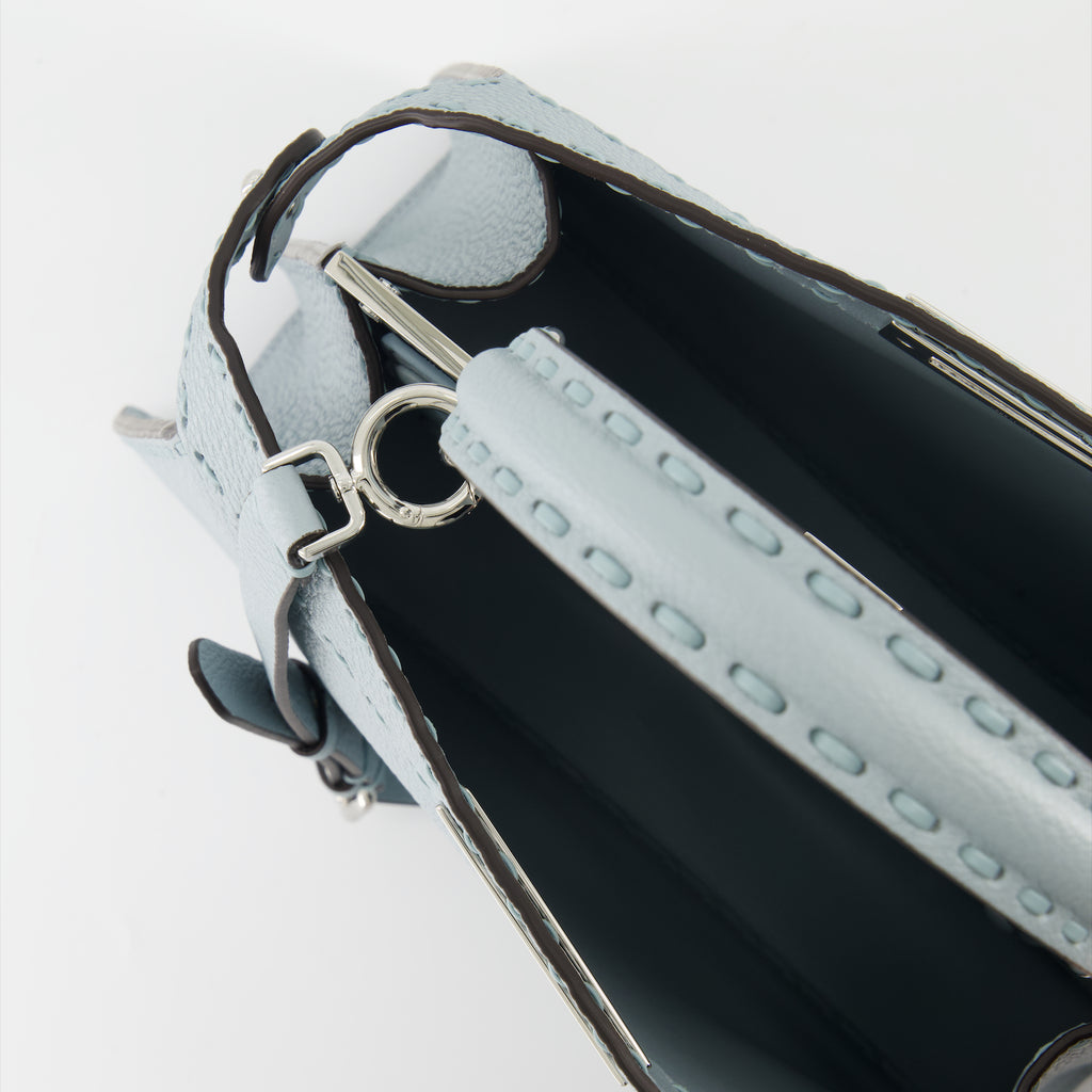 Sacs à main et épaule Sac Peekaboo ISeeU Fendi Bleu Femme