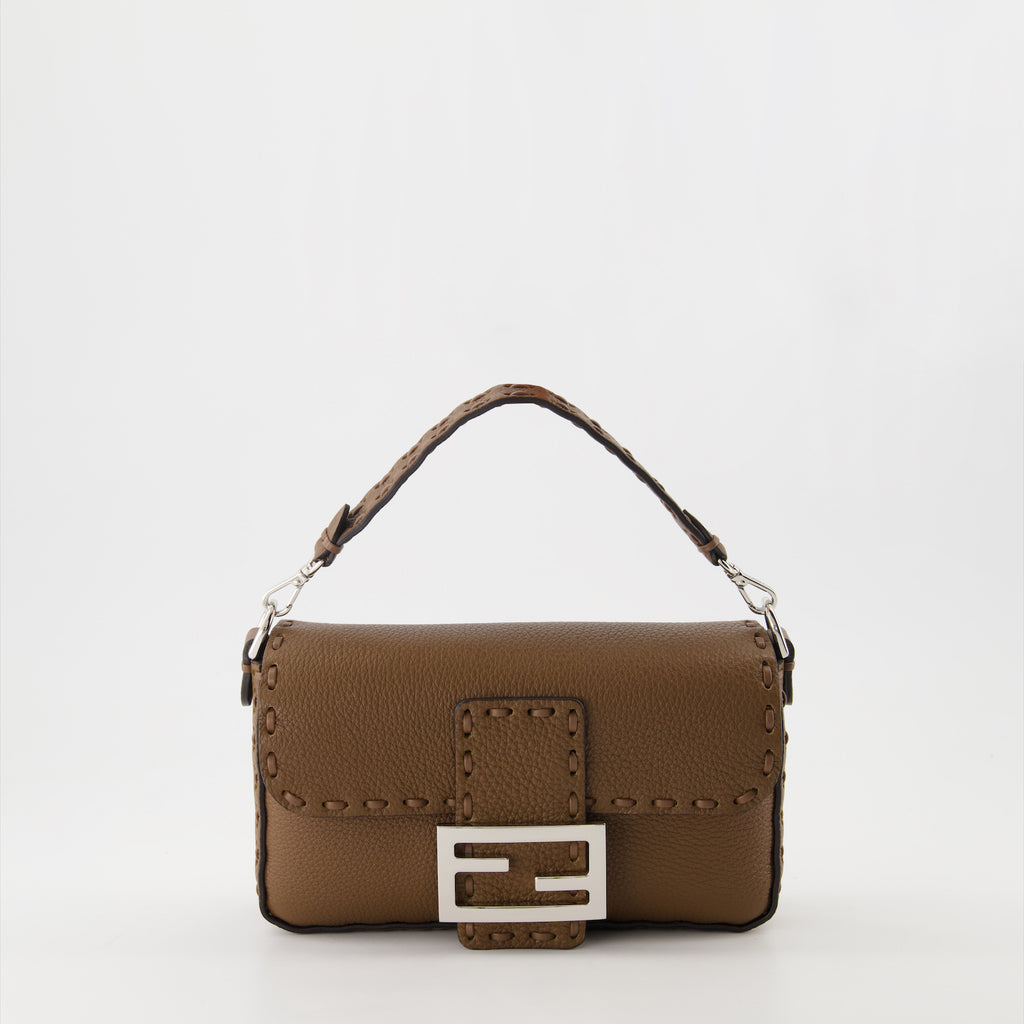 Sacs à main et épaule Sac Baguette Fendi Marron Femme