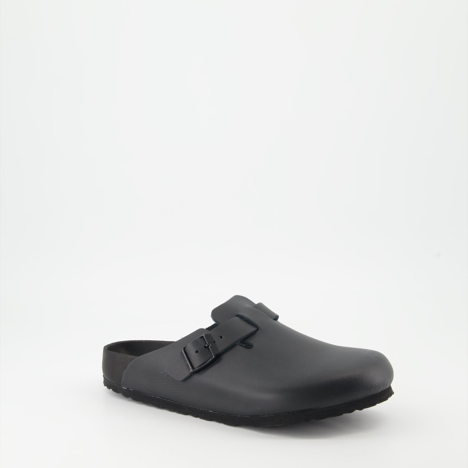 Chaussures ouvertes Mules Boston Birkenstock Noir Homme