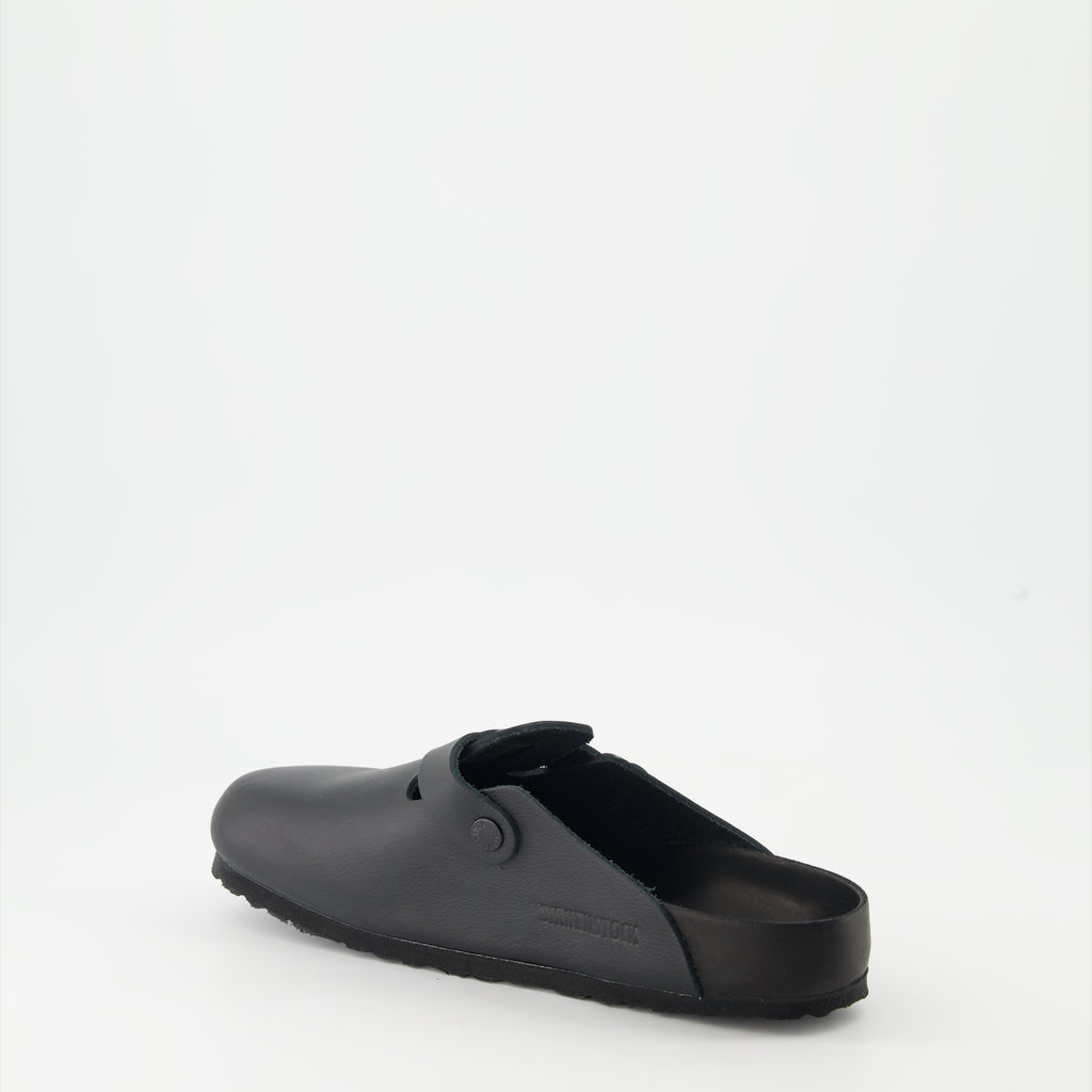 Chaussures ouvertes Mules Boston Birkenstock Noir Homme