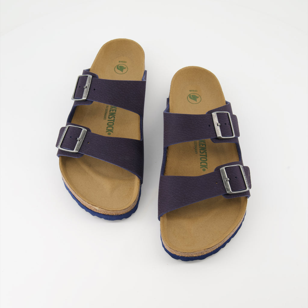 Chaussures ouvertes Claquettes Arizona Birkenstock Bleu Homme
