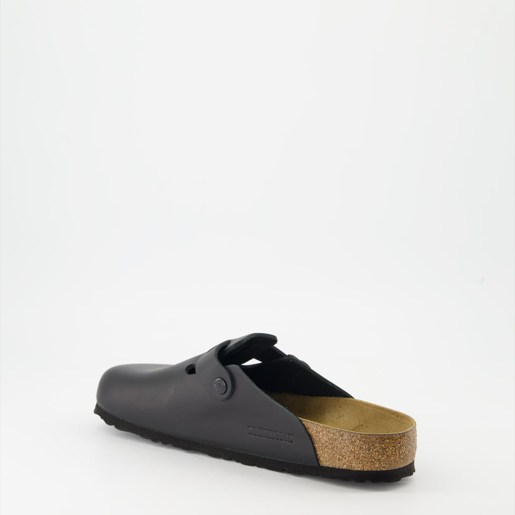 Chaussures ouvertes Mules Boston Birkenstock Noir Homme