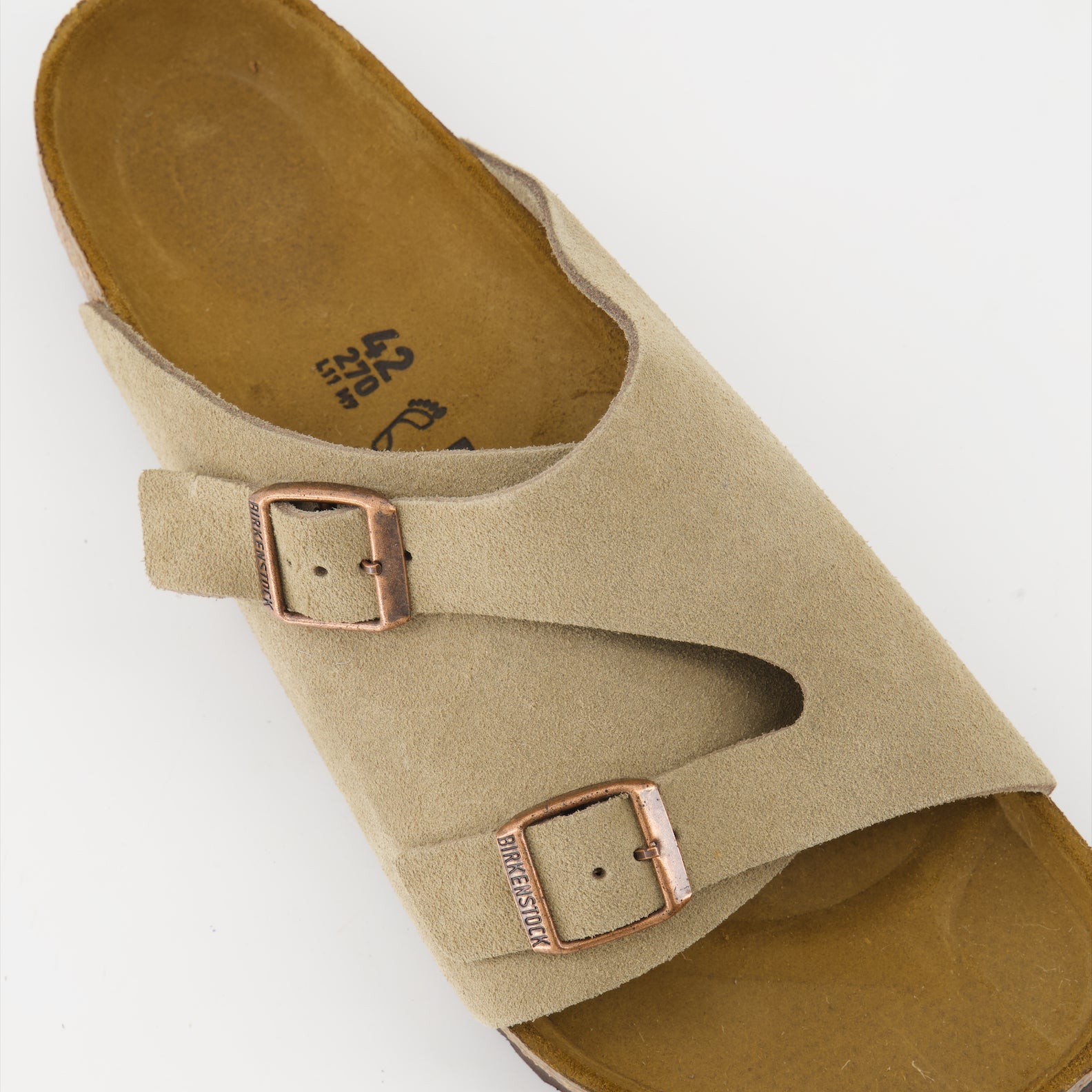 Chaussures ouvertes Claquettes Zürich Birkenstock Beige Homme