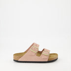 Zapatos abiertos Claquettes Arizona Birkenstock Rosa Femme