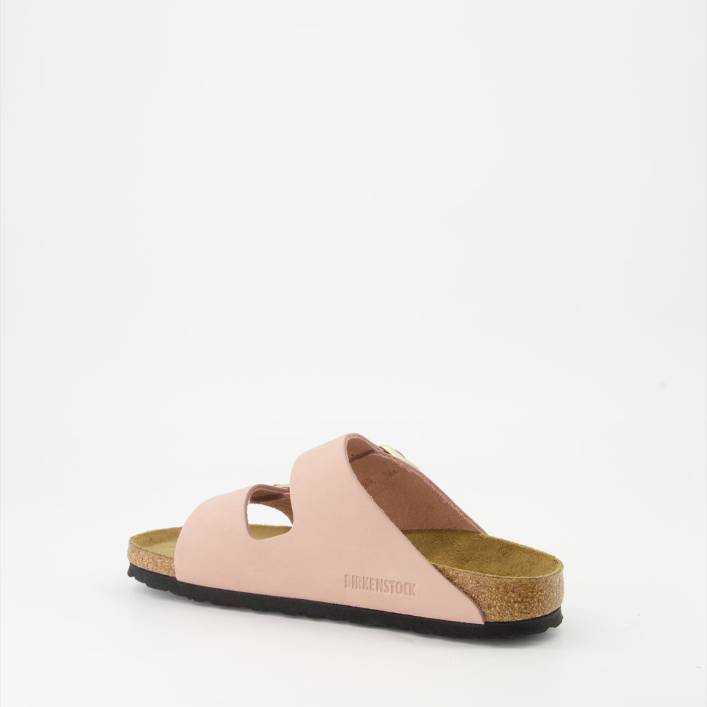 Zapatos abiertos Claquettes Arizona Birkenstock Rosa Femme