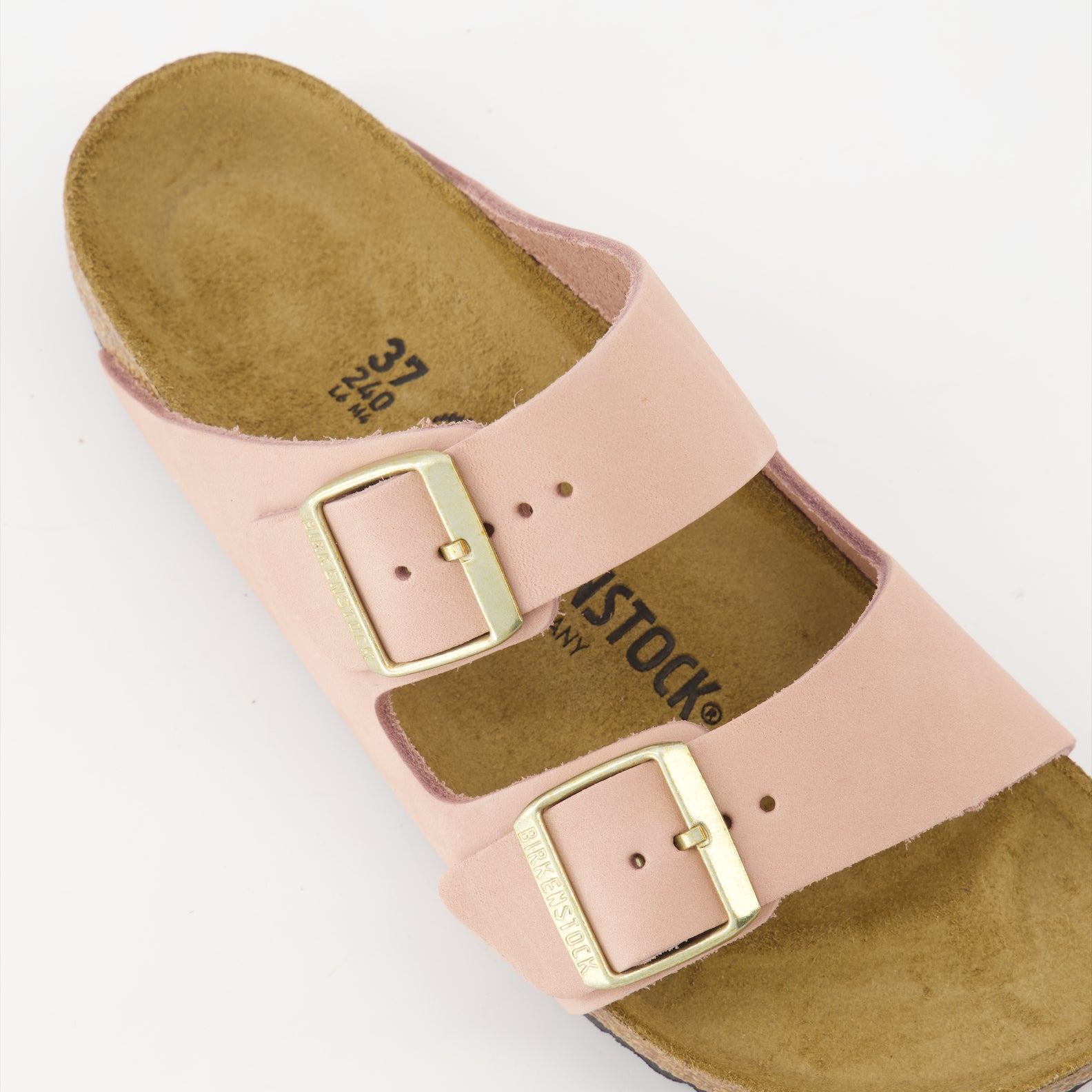 Zapatos abiertos Claquettes Arizona Birkenstock Rosa Femme