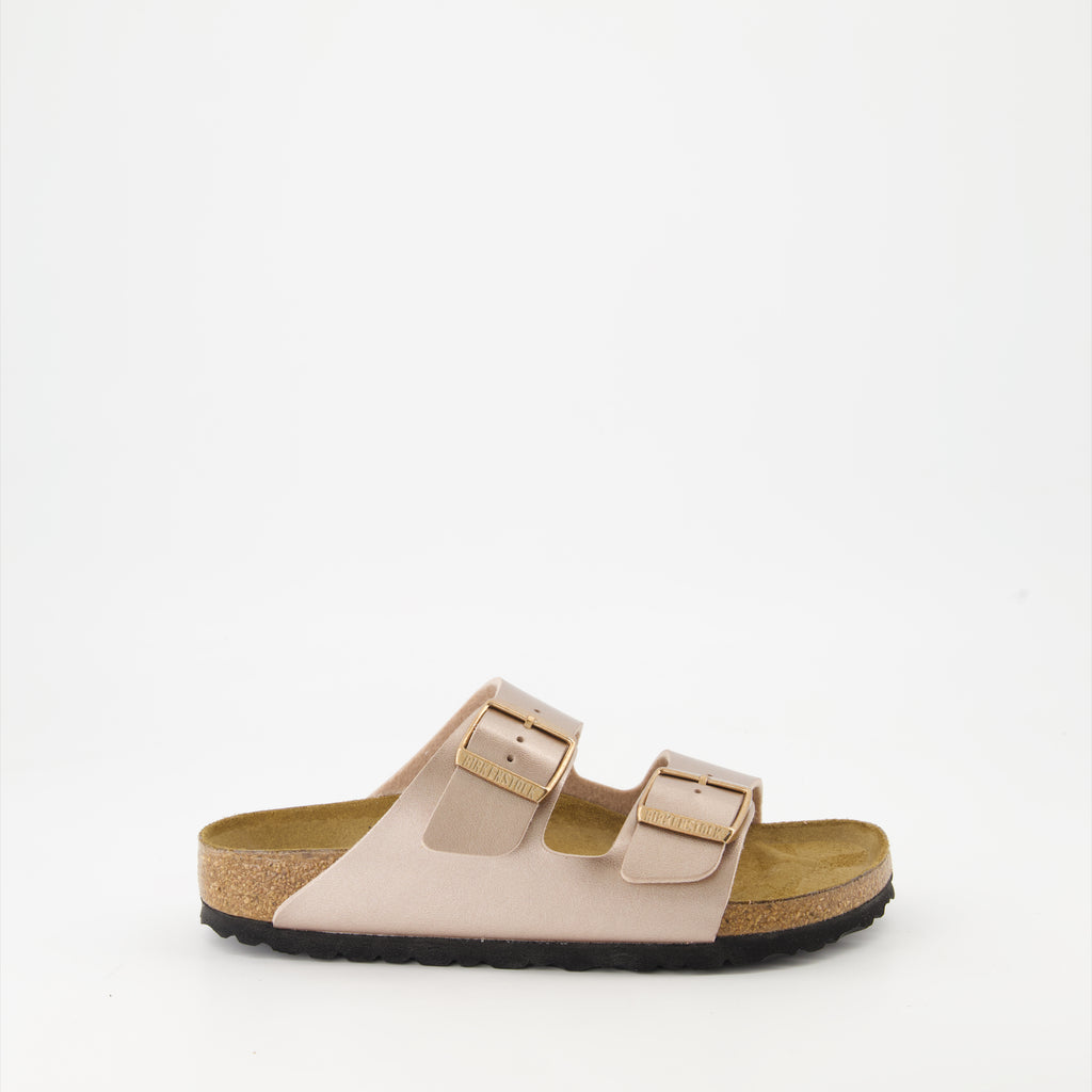 Sapatos abertos Chinelos Arizona Birko-Flor Birkenstock Rosa Femme