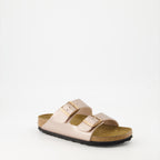 Sapatos abertos Chinelos Arizona Birko-Flor Birkenstock Rosa Femme