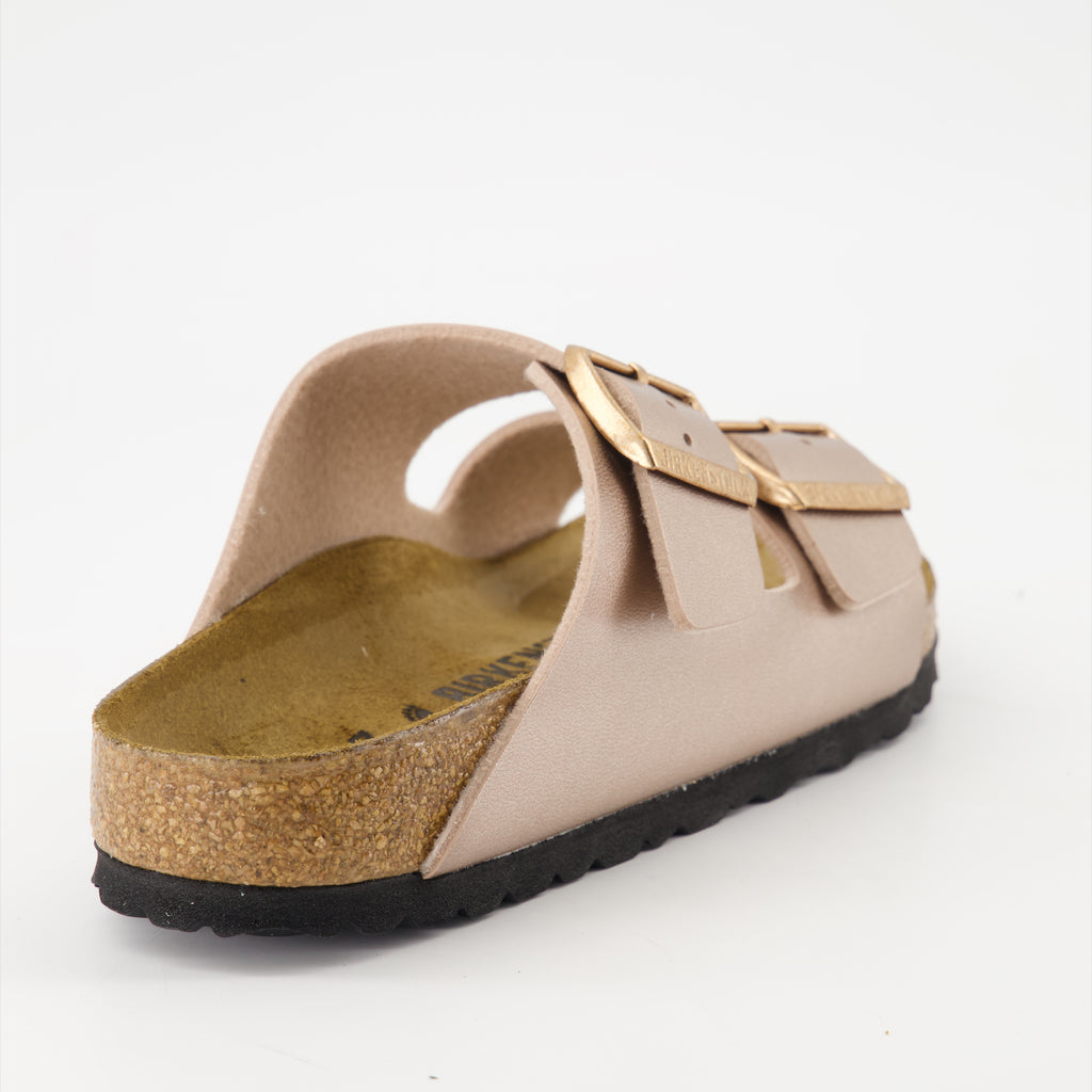 Sapatos abertos Chinelos Arizona Birko-Flor Birkenstock Rosa Femme