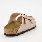 Sapatos abertos Chinelos Arizona Birko-Flor Birkenstock Rosa Femme