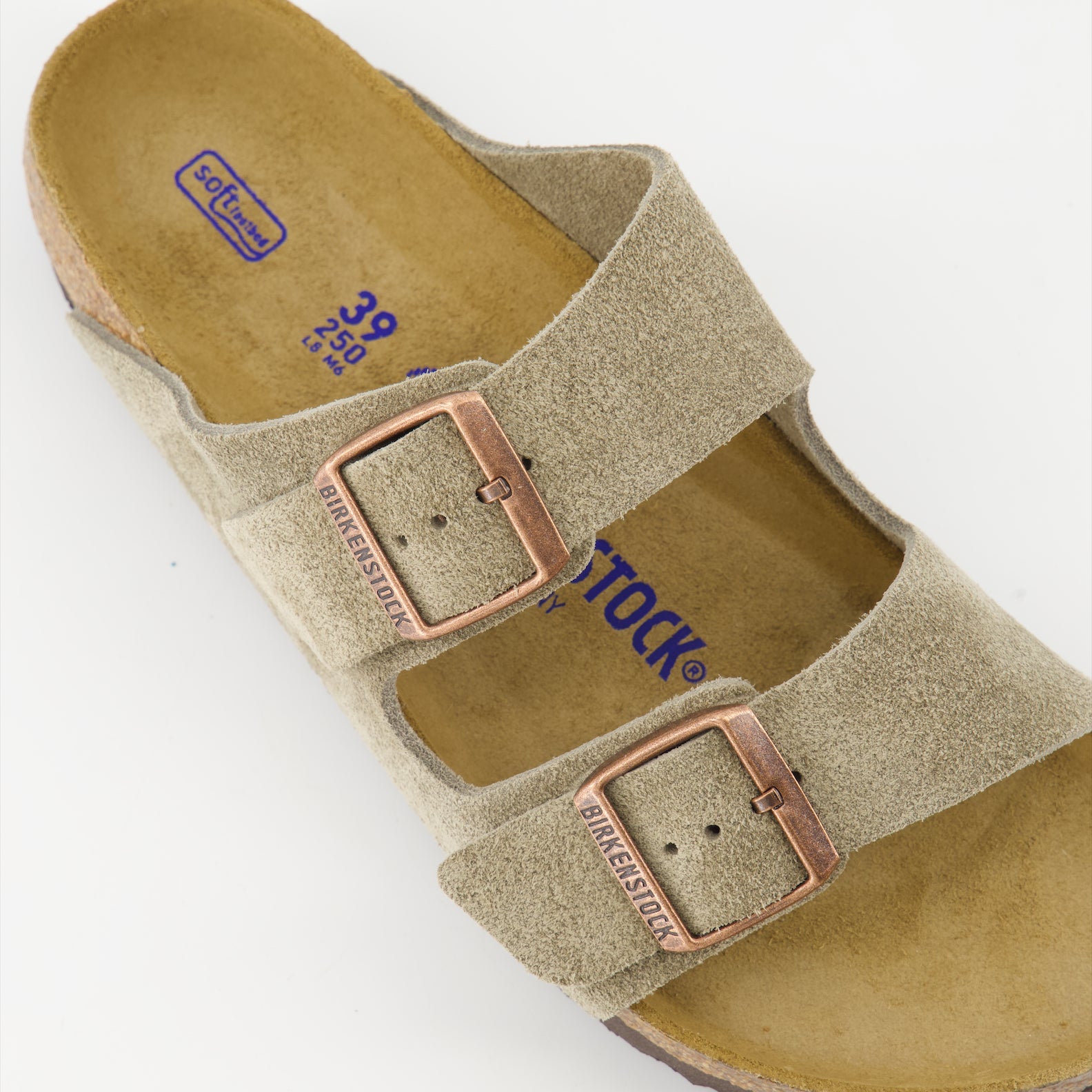 Chaussures ouvertes Claquettes Arizona Birkenstock Beige Homme