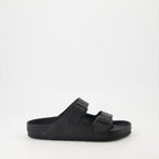 Sapatos abertos Claquettes Arizona Birkenstock Preto Homme