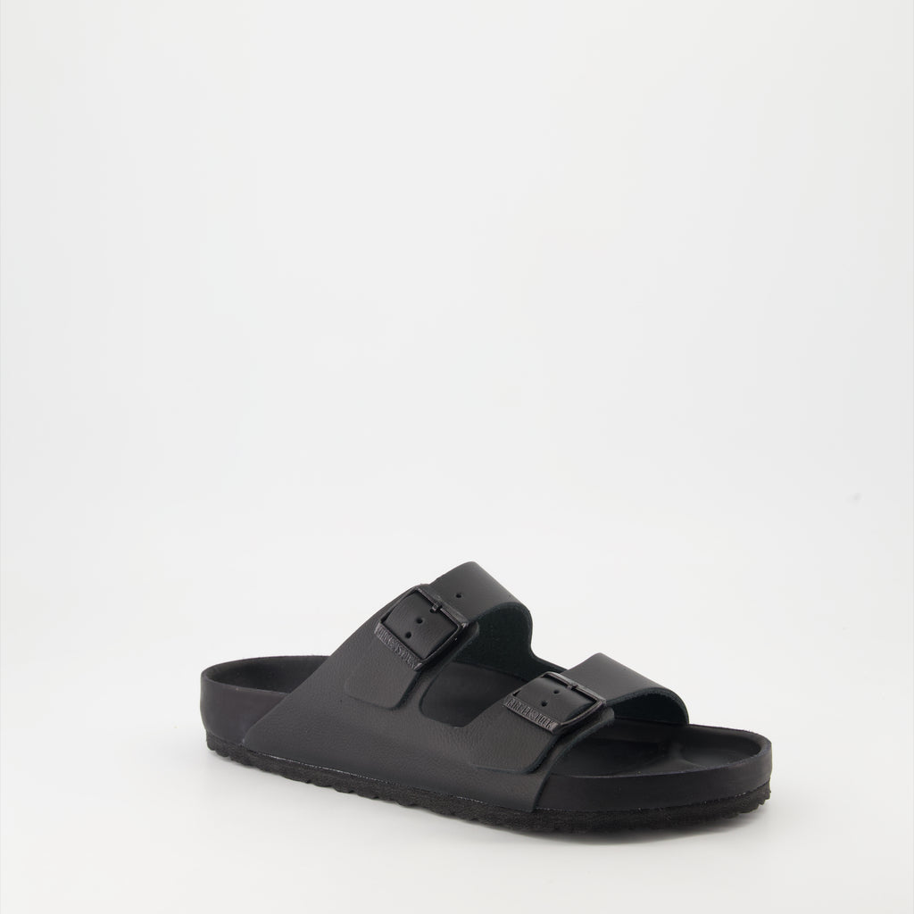 Sapatos abertos Claquettes Arizona Birkenstock Preto Homme