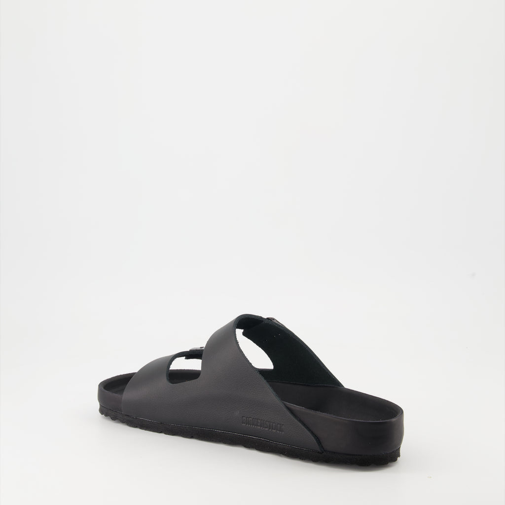 Sapatos abertos Claquettes Arizona Birkenstock Preto Homme