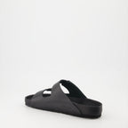 Sapatos abertos Claquettes Arizona Birkenstock Preto Homme
