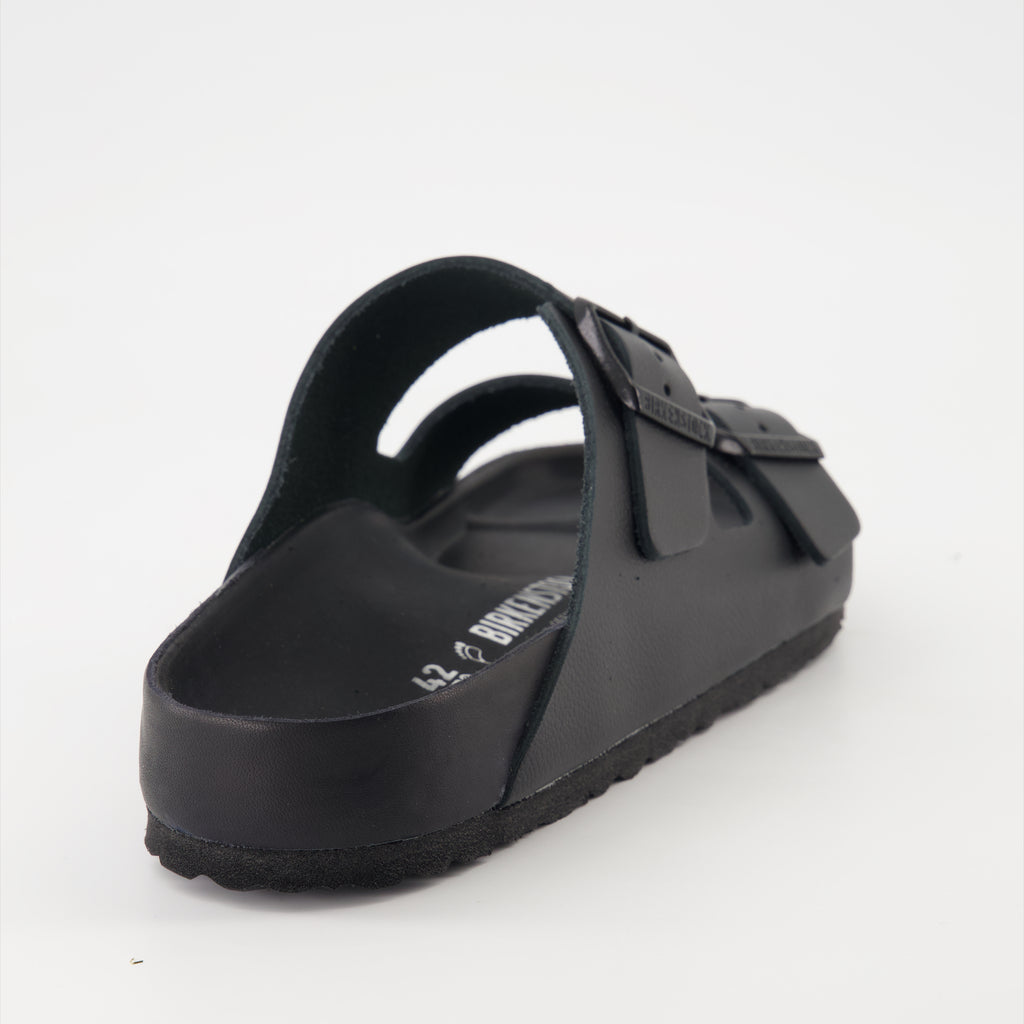 Sapatos abertos Claquettes Arizona Birkenstock Preto Homme
