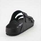 Sapatos abertos Claquettes Arizona Birkenstock Preto Homme