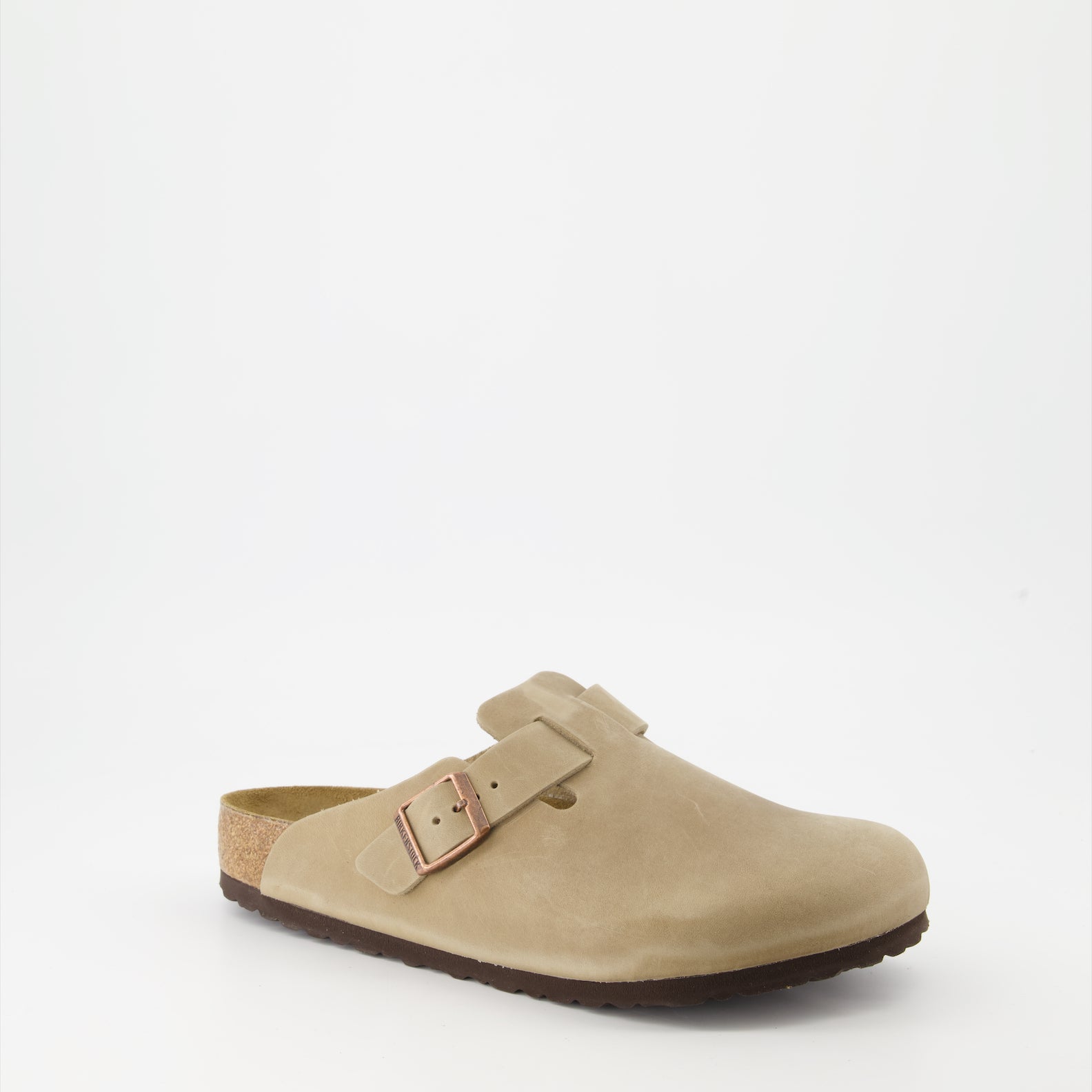 Chaussures ouvertes Mules Boston Birkenstock Beige Homme