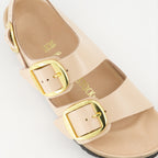 Chaussures ouvertes Sandales Milano Big Buckle Birkenstock Beige Femme
