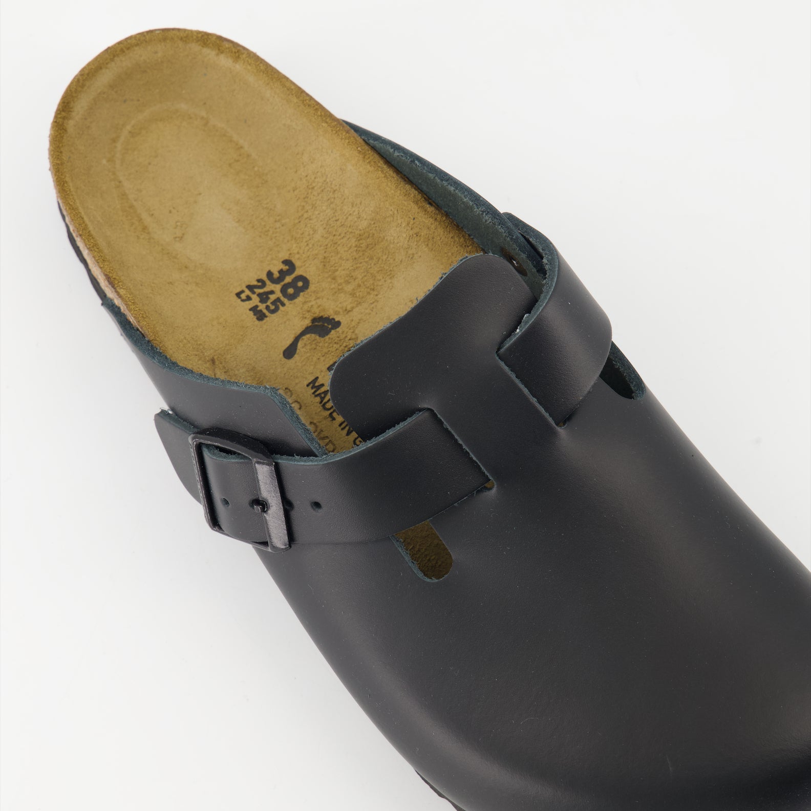 Offene schuhe Boston Mules Birkenstock Schwarz Femme