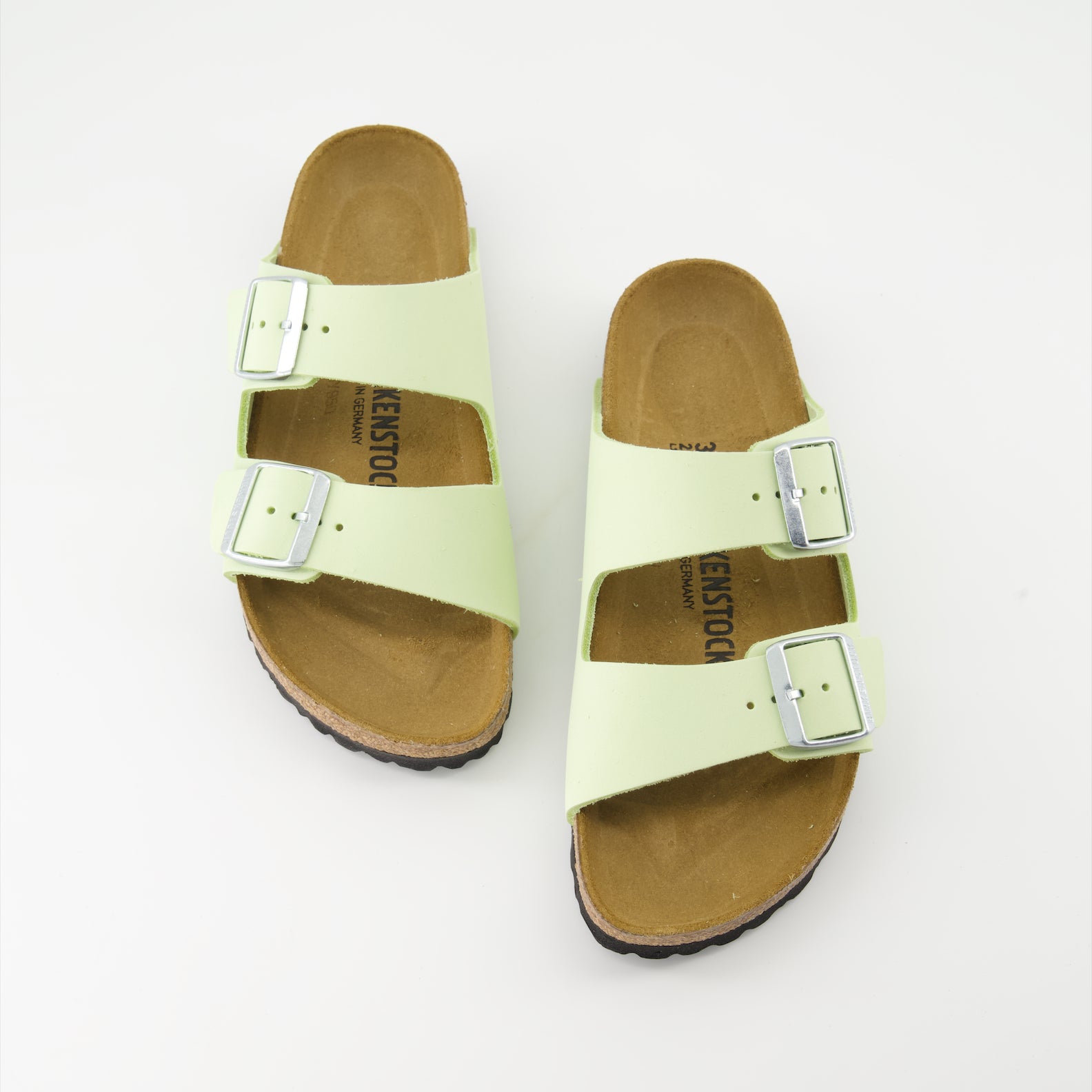 Zapatos abiertos Zapatillas Arizona Birkenstock Verde Femme