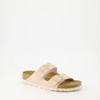 Scarpe aperte Pantofole Arizona Birko-Flor Birkenstock Beige Femme