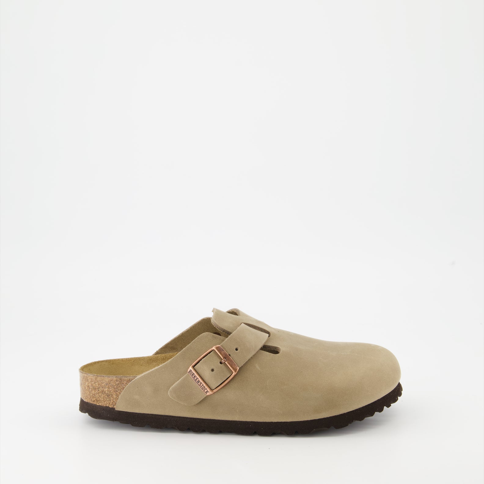 Offene schuhe Boston Mules Birkenstock Beige Femme