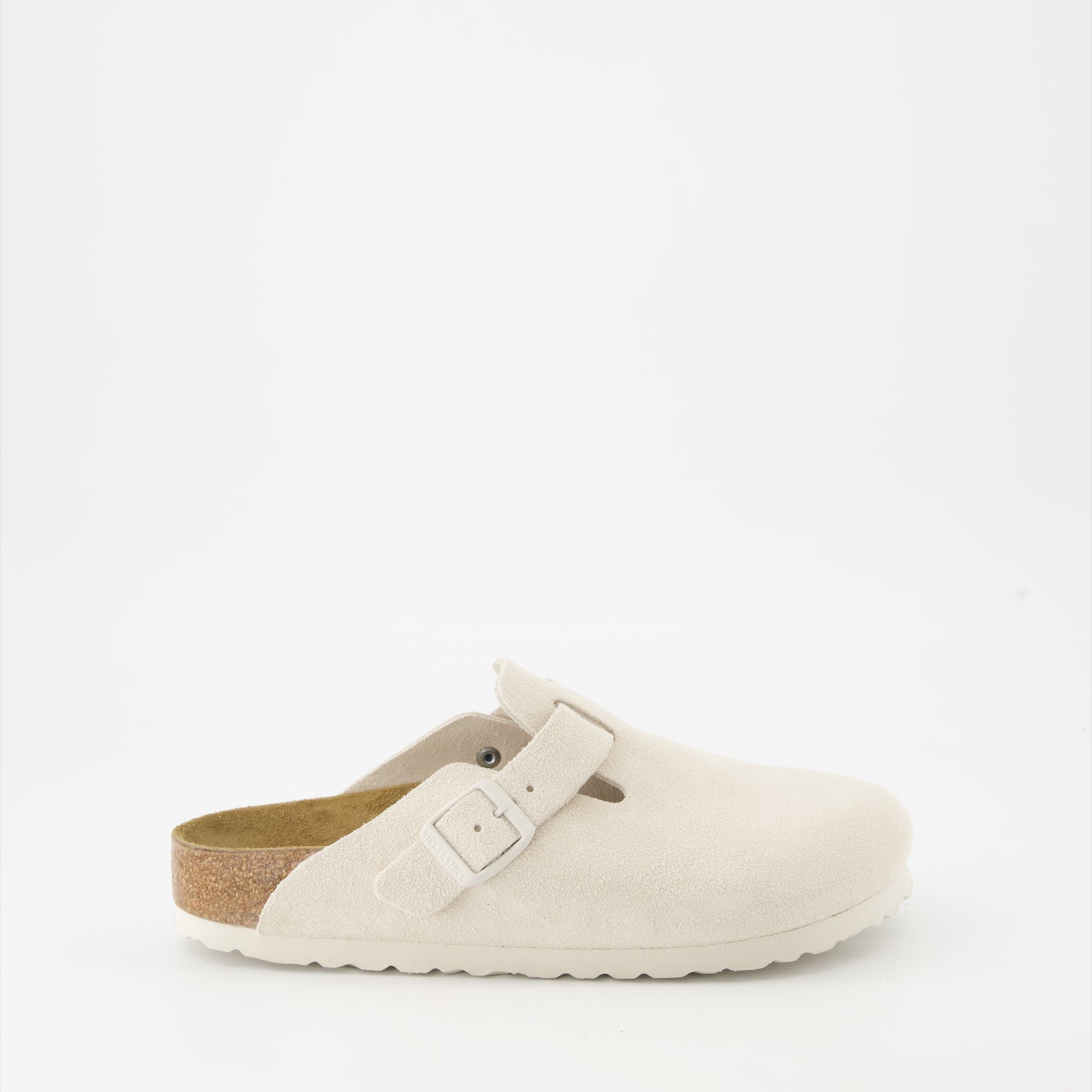 Chaussures ouvertes Mules Boston Birkenstock Blanc Femme