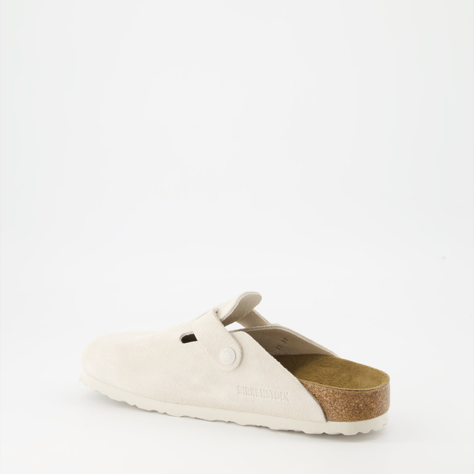 Chaussures ouvertes Mules Boston Birkenstock Blanc Femme