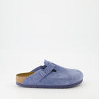 Chaussures ouvertes Mules Boston Birkenstock Bleu Femme