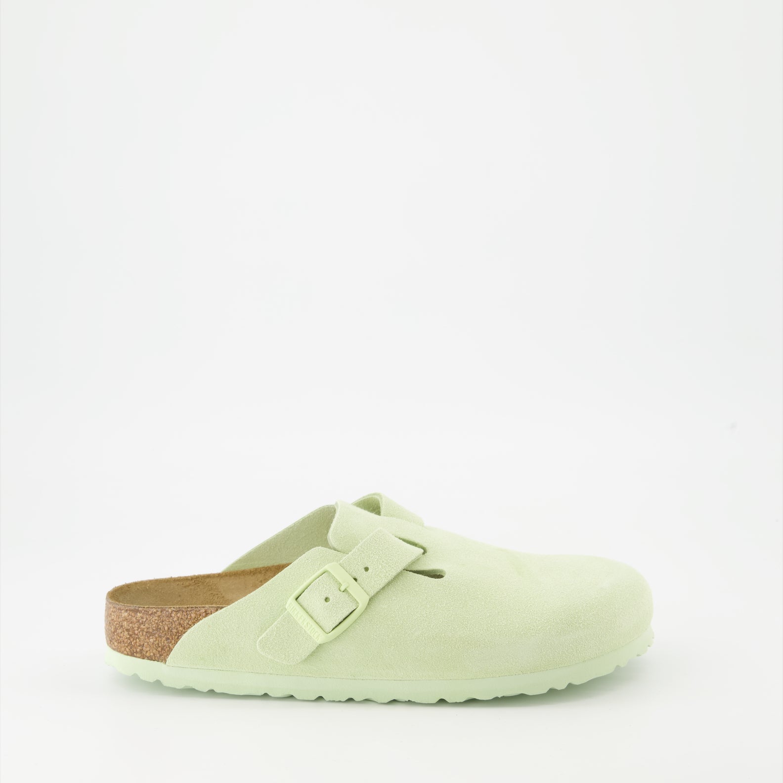 Chaussures ouvertes Mules Boston Birkenstock Vert Femme