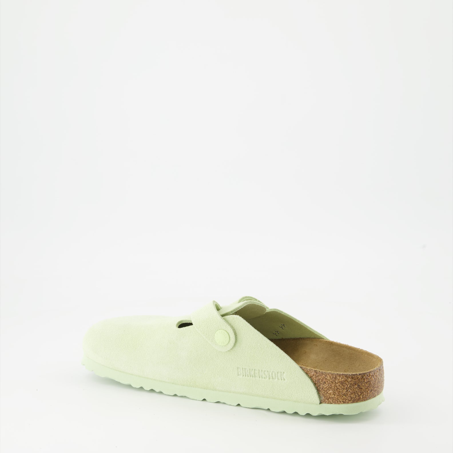 Chaussures ouvertes Mules Boston Birkenstock Vert Femme