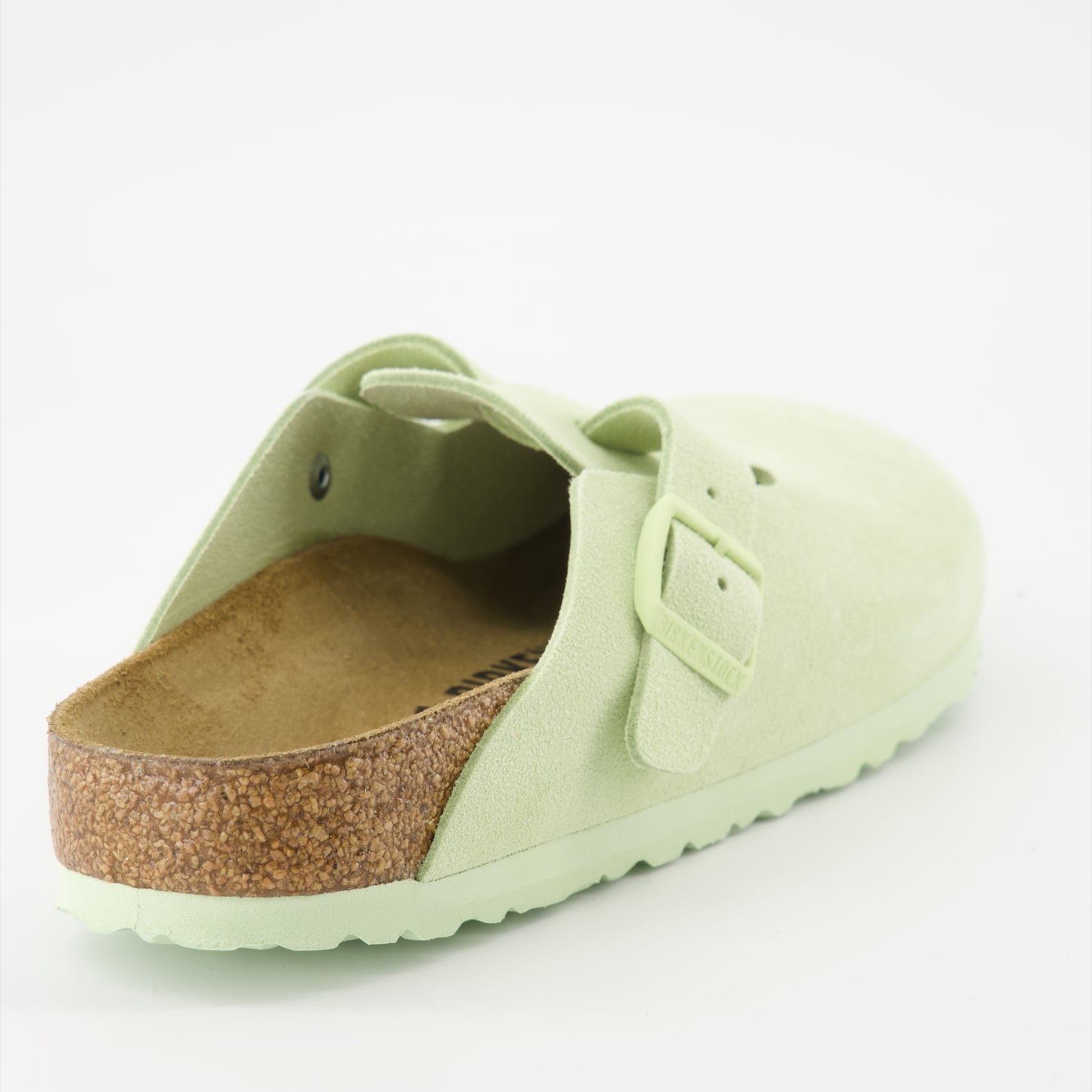Chaussures ouvertes Mules Boston Birkenstock Vert Femme