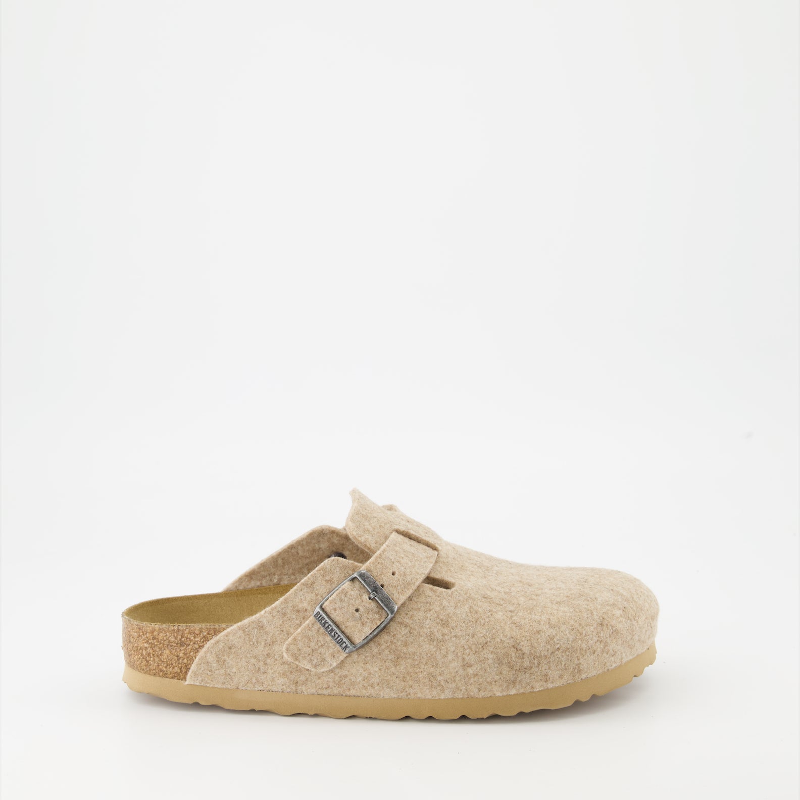 Chaussures ouvertes Mules Boston Birkenstock Beige Femme