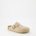 Chaussures ouvertes Mules Boston Birkenstock Beige Femme