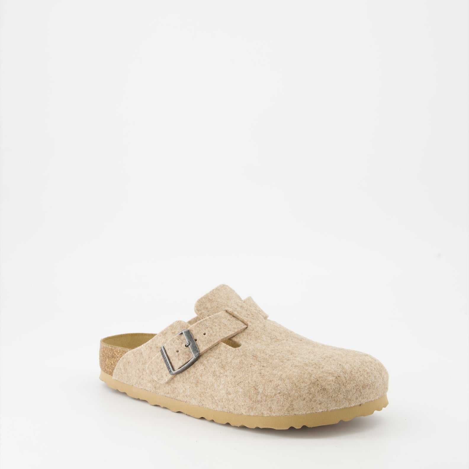 Chaussures ouvertes Mules Boston Birkenstock Beige Femme