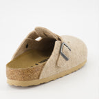 Chaussures ouvertes Mules Boston Birkenstock Beige Femme