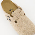 Chaussures ouvertes Mules Boston Birkenstock Beige Femme