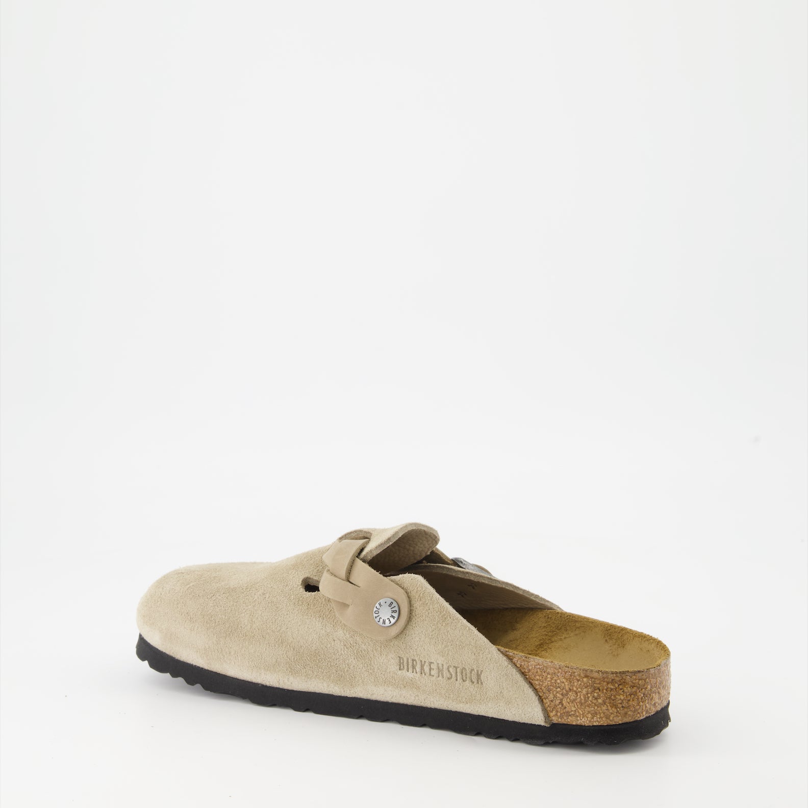 Chaussures ouvertes Mules Boston Birkenstock Beige Femme