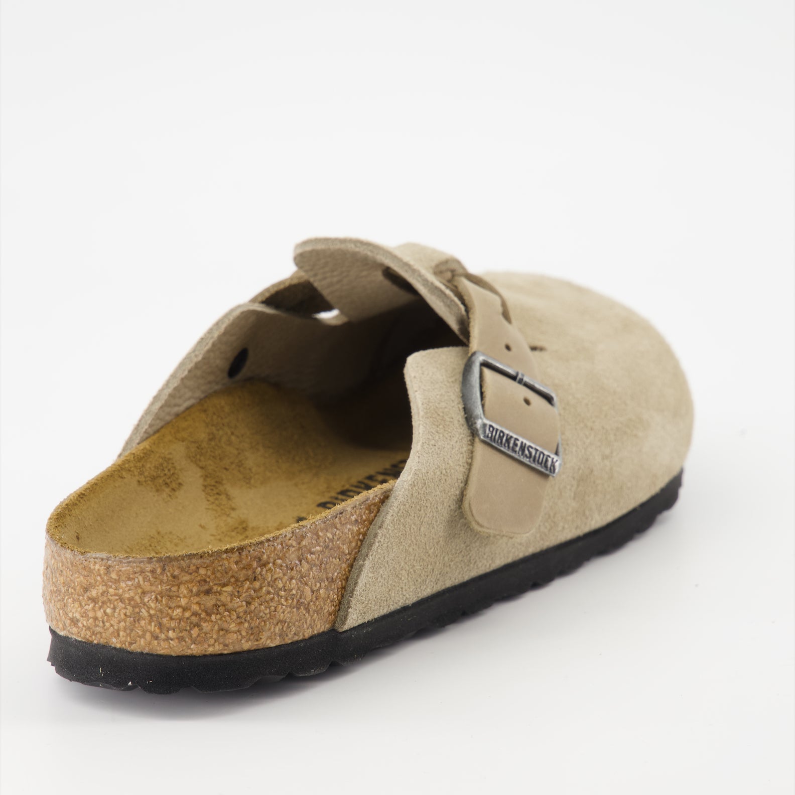 Chaussures ouvertes Mules Boston Birkenstock Beige Femme