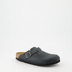 Zapatos abiertos Mules Boston Birkenstock Negro Femme