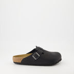 Sapatos abertos Mules Boston Birkenstock Preto Homme