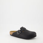 Sapatos abertos Mules Boston Birkenstock Preto Homme
