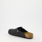 Sapatos abertos Mules Boston Birkenstock Preto Homme