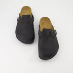 Sapatos abertos Mules Boston Birkenstock Preto Homme