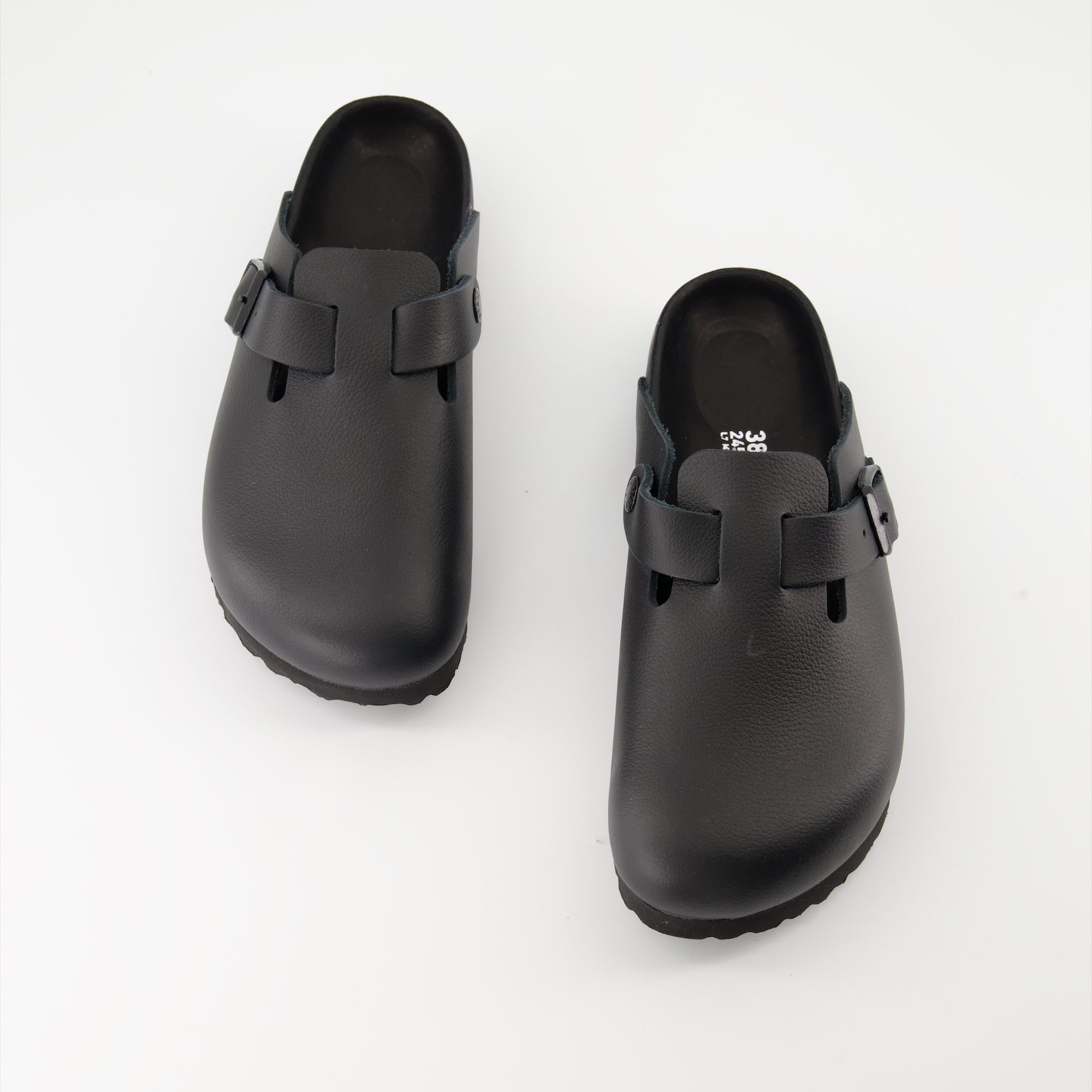 Chaussures ouvertes Mules Boston Birkenstock Noir Femme