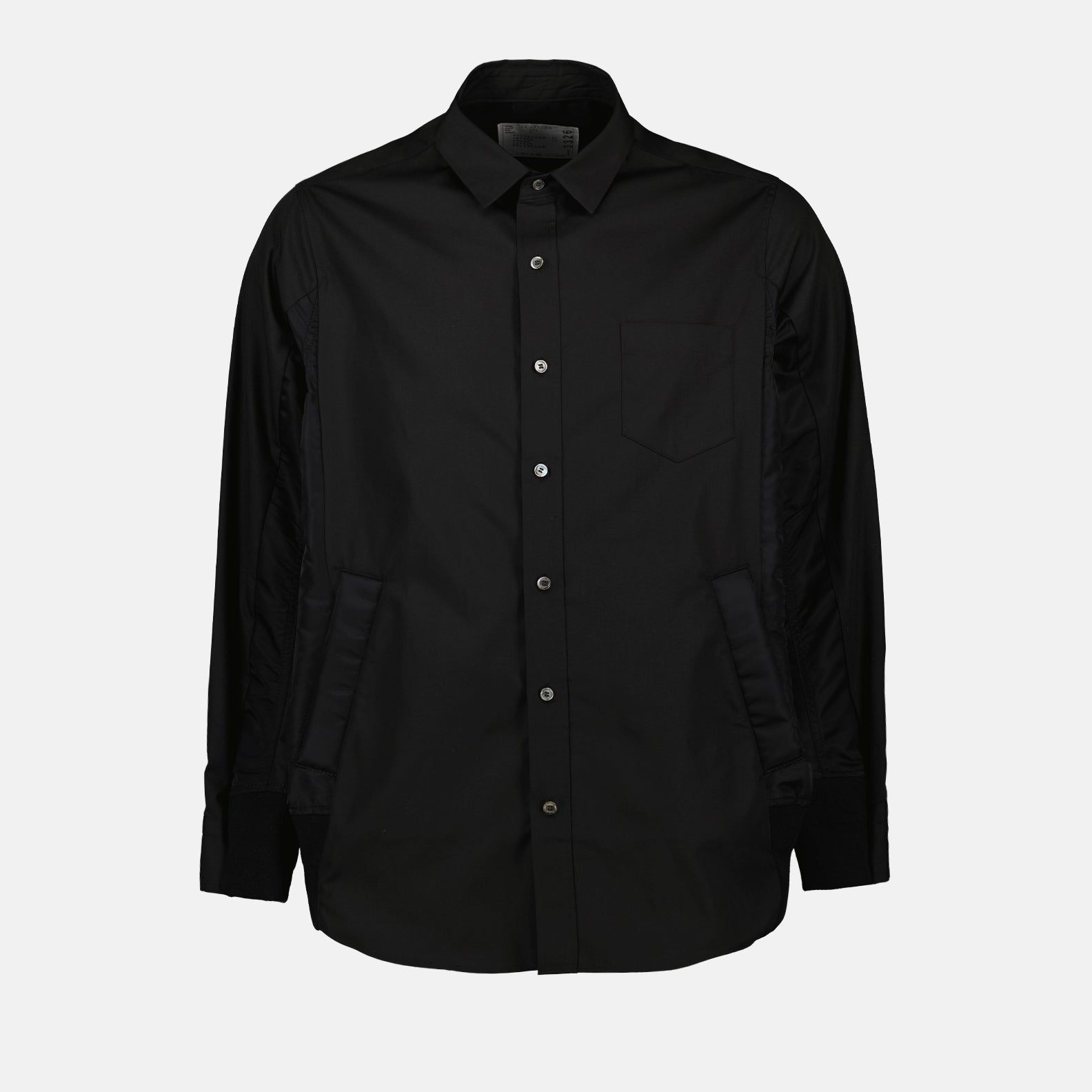 Hemden Chemise noire Sacai Schwarz Homme