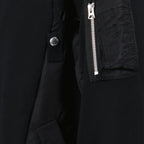 ニットウェア バイマテリアルセーター Sacai 黒 男