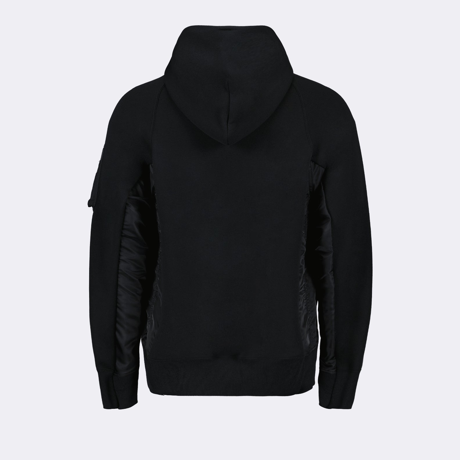 Sweatshirts Sweat zippé en nylon Sacai Schwarz Homme