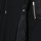Sweatshirts Sweat zippé en nylon Sacai Schwarz Homme